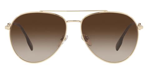 burberry 3128|BURBERRY Sunglasses BE 3128 110913 Light Gold .